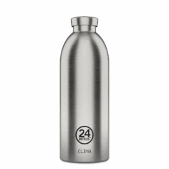 24Bottles Clima Bottle | Brushed Steel - 850 Ml