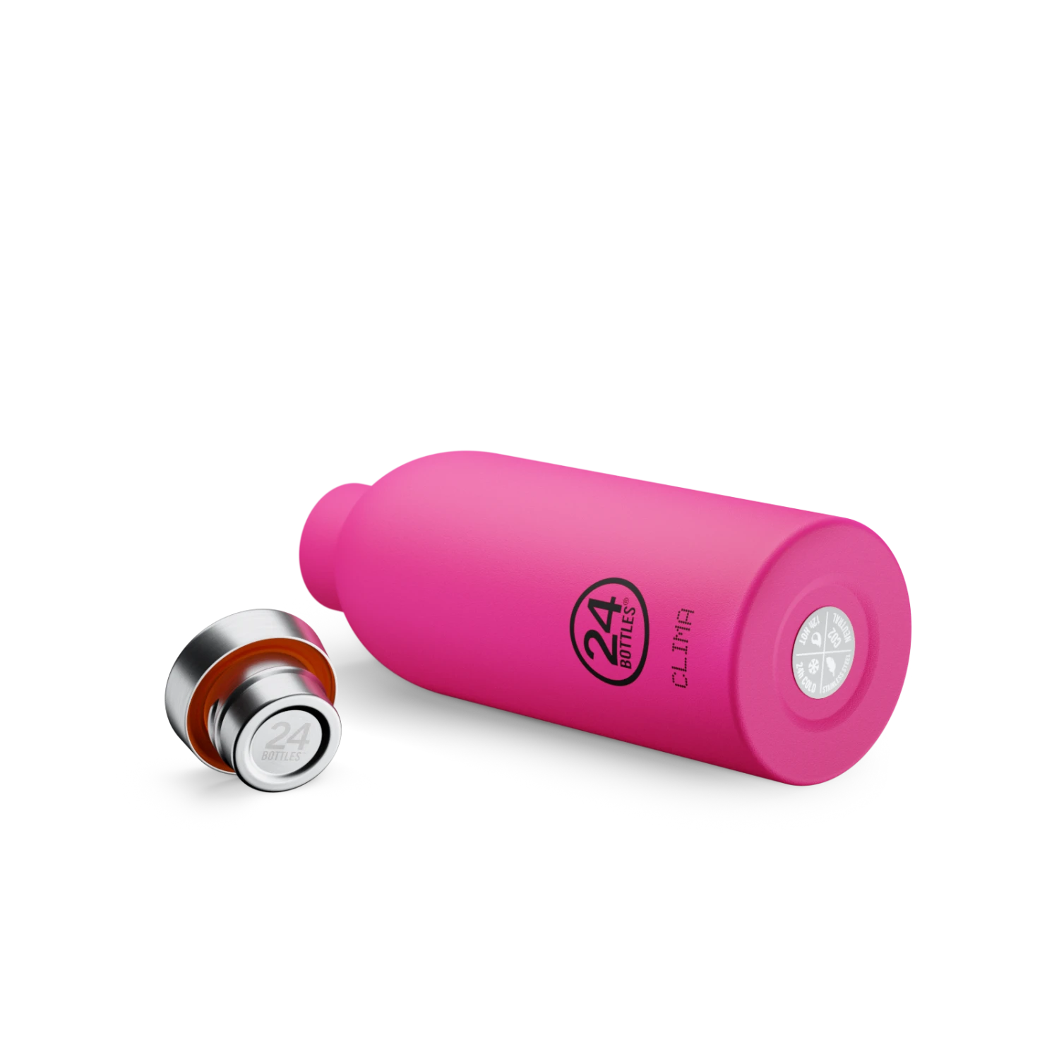 24Bottles Clima Bottle | Passion Pink - 500 Ml - Image 3