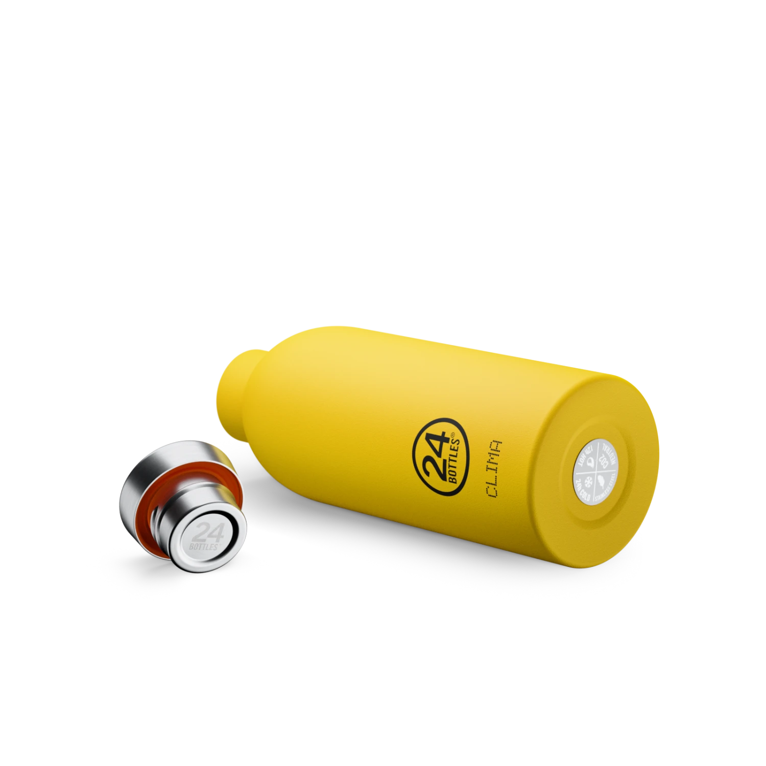 24Bottles Clima Bottle | Taxi Yellow - 500 Ml - Image 3