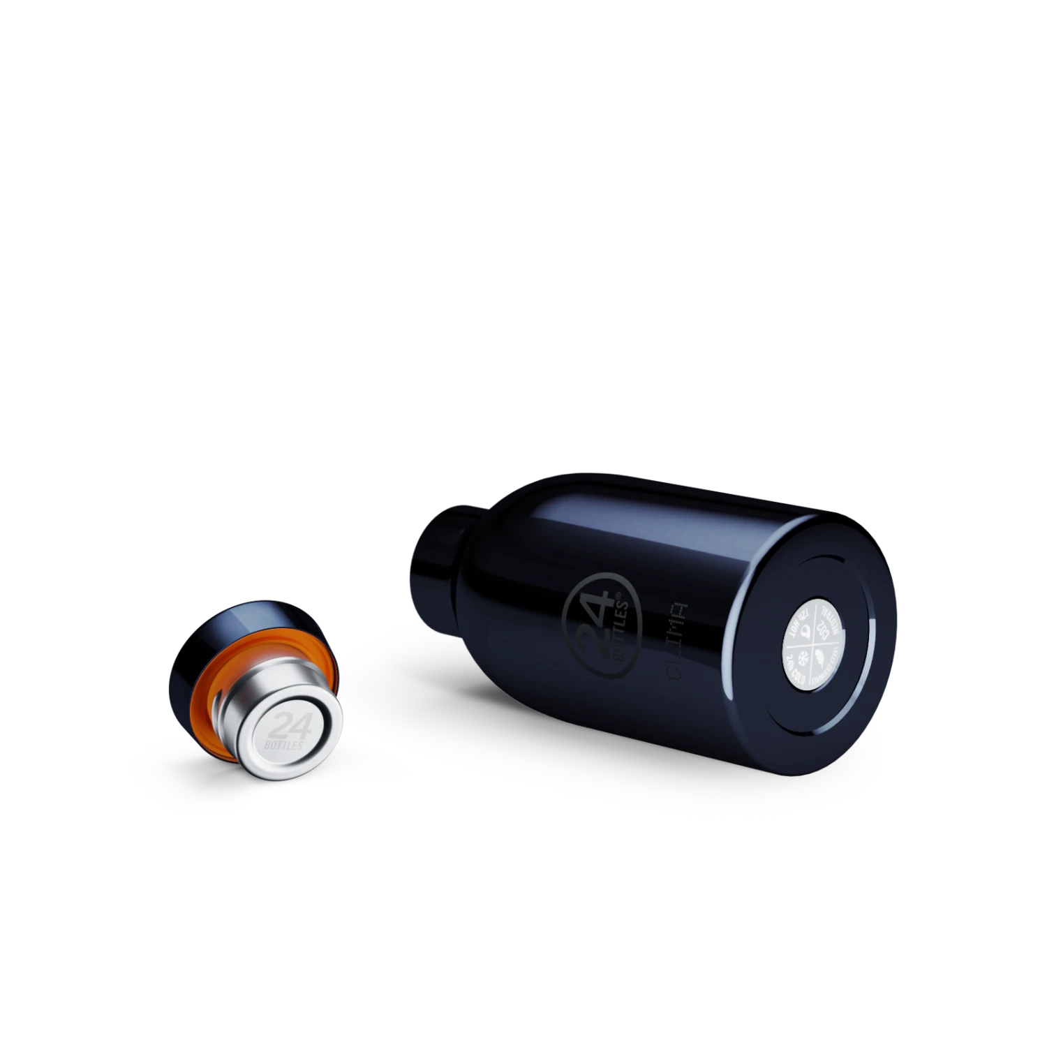 24Bottles Clima Bottle | Black Radiance - 330 Ml - Image 3