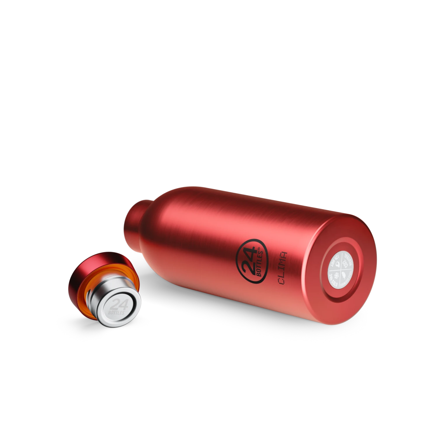24Bottles Clima Bottle | Fire Red - 500 Ml - Image 3