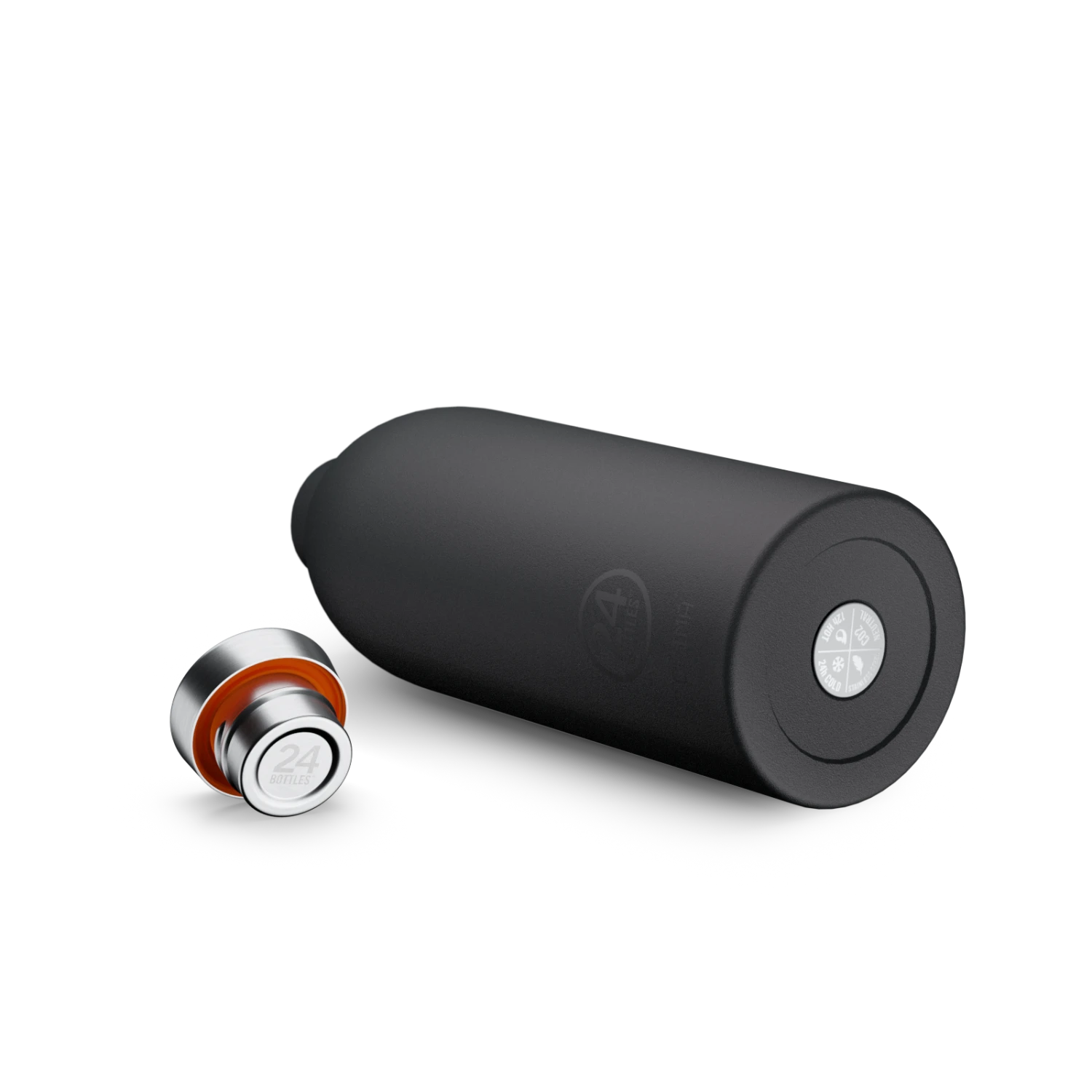 24Bottles Clima Bottle | Tuxedo Black - 850 Ml - Image 3