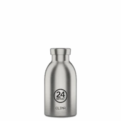 24Bottles Clima Bottle | Brushed Steel - 330 Ml